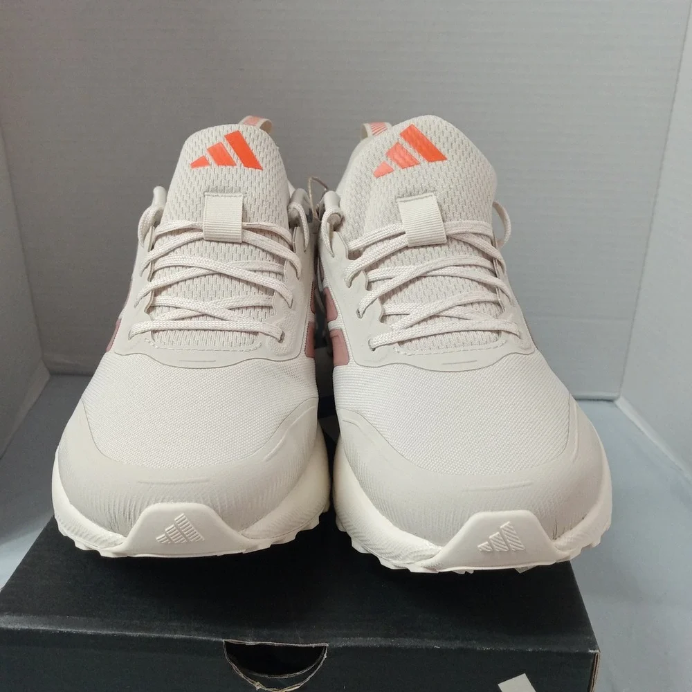 Adidas Runfalcon 5 TR W Shoes Womens Size 9 Beige Water Repellent Trail JP7625
